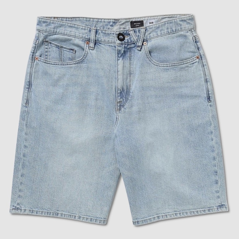 Volcom Billow Denim Shorts - NWT‎ Mens Size 32 Light Wash - #49491-J6